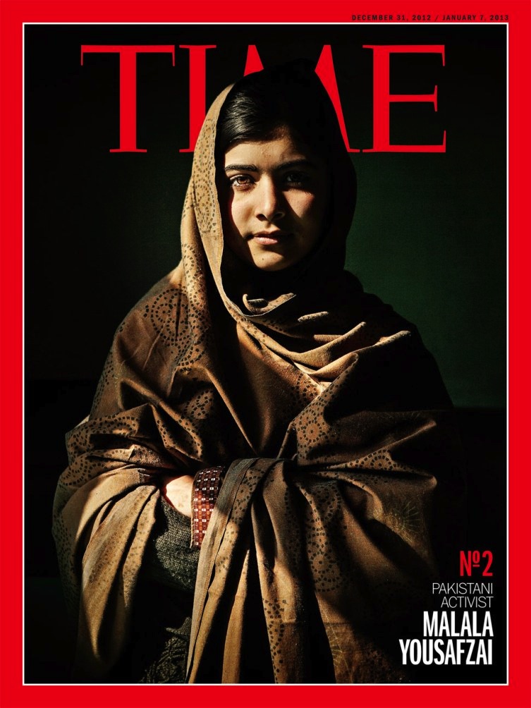 Malala Yousafzai personnalité de l'année time martienne