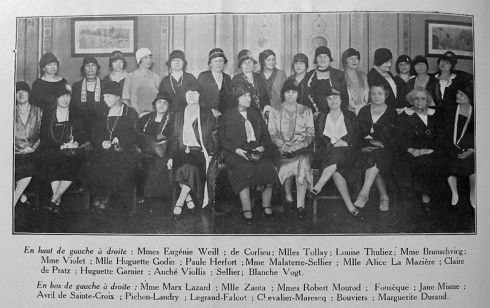 Etats généraux du féminisme en France en 1929 crédis: cc